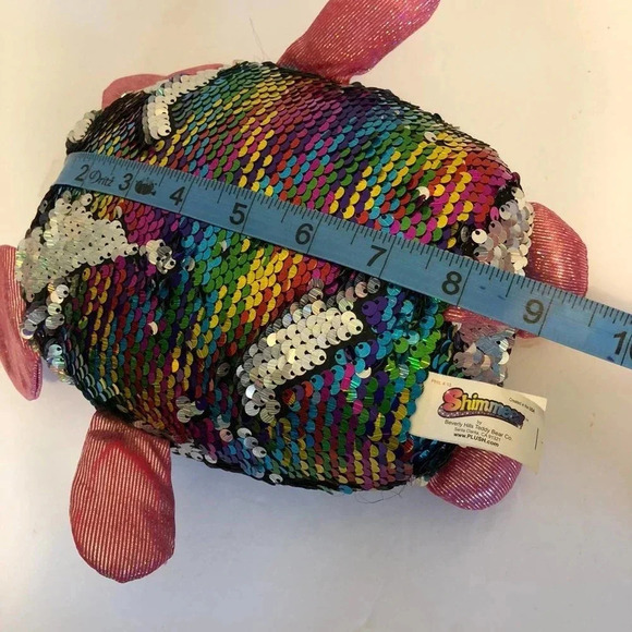 Rainbow Sequins Beads Stuffed animal Shimeresh - Picture 3 of 3